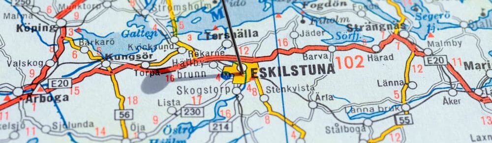 Eskilstuna på kartan