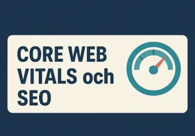 Core Web Vitals påverkan på SEO