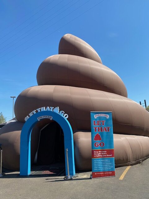 Guerrilla marketing for Poo-Pourri